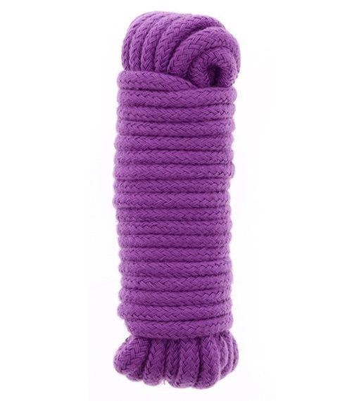 Фиолетовая веревка для связывания BONDX LOVE ROPE - 5 м.