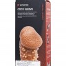 Телесная закрытая насадка с пучками шишечек Cock Sleeve Size M - 15,6 см.