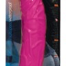 Многоскоростной розовый вибратор-реалистик PURE STUD PINK - 20,3 см.