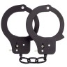 Чёрные наручники из листового металла BONDX METAL CUFFS BLACK