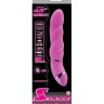 Мощный розовый вибратор Seduce с наплывами на стволе - 12,5 см.