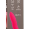 Ярко-розовый вибратор Jazzie - 17,8 см.