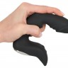 Черный перезаряжаемый вибростимулятор простаты Rechargeable Prostate Stimulator