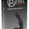 Черный перезаряжаемый вибростимулятор простаты Rechargeable Prostate Stimulator