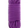 Фиолетовая хлопковая веревка BONDX LOVE ROPE 10M PURPLE - 10 м.