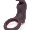 Фиолетовое эрекционное виброкольцо Lost in Each Other Rechargeable Rabbit Love Ring