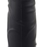 Черный вибратор-реалистик Thick Realistic Dildo - 19,5 см.