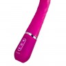 Розовый нереалистичный вибратор Ailighter Smart Telescopic Lover - 27,1 см.