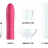 Розовый набор Twister 4 in 1 Rechargeable Couples Pump Kit