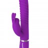 Фиолетовый вибратор-кролик MAGIC BUNNY с ушкакми - 22 см.