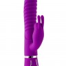 Фиолетовый вибратор-кролик MAGIC BUNNY с ушкакми - 22 см.