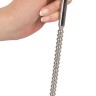 Винтовой уретральный зонд Sextreme Dip Stick Ribbed - 27,7 см.