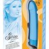 Голубой вибратор Smile Happy - 22 см.