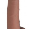 Коричневый фаллоимитатор SEDUCER Perfect Peter - 20 см.