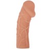 Телесная насадка с венками Extreme Sleeve 001 M-size - 14,7 см.