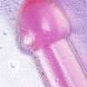 Розовый нереалистичный фаллоимитатор Jelly Dildo L - 20 см.