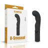 Черный вибромассажер O-Sensual G Intru - 15,24 см.
