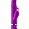 Фиолетовый вибратор-кролик FLORAL FANTASY с ушками - 22 см.
