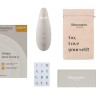 Светло-серый клиторальный стимулятор Womanizer Premium 2
