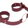Бордовая фиксация на руки Handcuff With Connector