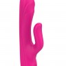 Ярко-розовый вибратор-кролик Flexible G-spot Vibe - 21 см.