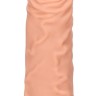 Телесный фаллоимитатор Realistic Dildo с трусиками - 26,7 см.