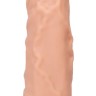 Телесный фаллоимитатор Realistic Dildo с трусиками - 26,7 см.