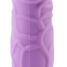 Фиолетовый вибратор-реалистик Thick Realistic Dildo - 19,5 см.