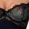 Роскошная сорочка Floris с двухцветным кружевным лифом