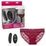 Кружевные трусики с клиторальным вибратором Remote Control Panty Set L/XL