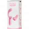 Розовый вибратор Le Stelle PERKS SERIES EX-3 с двумя сменными насадками