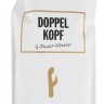 Бирюзовый вибратор-кролик Doppelkopf - 22 см.
