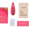 Розовый клиторальный стимулятор Womanizer Premium 2