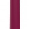 Бордовый перезаряжаемый вибратор Haze - 18 см.