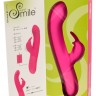Розовый вибратор-кролик Rechargeable G-Spot Vibe - 23,5 см.