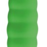 Зелёный вибратор-гусеница Patchy Paul - 22,8 см.
