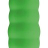 Зелёный вибратор-гусеница Patchy Paul - 22,8 см.