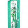 Зелёный вибромассажер с клиторальной стимуляцией Emerald G Rabbit - 26 см.