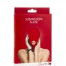 Красная маска на голову с прорезью для рта Submission Mask