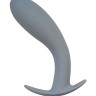 Серая анальная пробка Strong Force Anal Plug - 13,5 см.