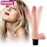 Гнущийся вибратор-реалистик Real feel Flexi Vibrator - 22,5 см.