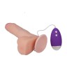 Телесный вибромассажёр-реалистик BEST COCK 6" - 19 см.