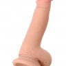 Реалистичный вибратор TOYFA RealStick Elite VIBRO - 18 см.