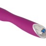 Фиолетовый вибратор A & G-Spot Vibrator - 23,5 см.