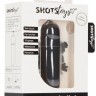 Черная вибропуля Power Bullet - 6,2 см.