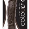 Коричневый фаллоимитатор Dual Density 8 Dildo - 25,4 см.