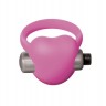 Розовое эрекционное виброкольцо Emotions Heartbeat Light pink