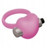 Розовое эрекционное виброкольцо Emotions Heartbeat Light pink