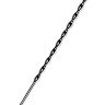 Серебристый длинный уретральный плаг-косичка TOYFA Metal - 15,7 см.
