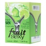 Массажное масло FRUIT SEXY Caipirinha с ароматом лайма и разогревающим эффектом - 40 мл.
